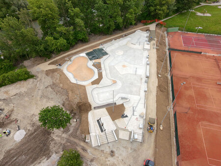 Obnova Skateparka Domžale se zaključuje v juniju; foto: Doms Architect