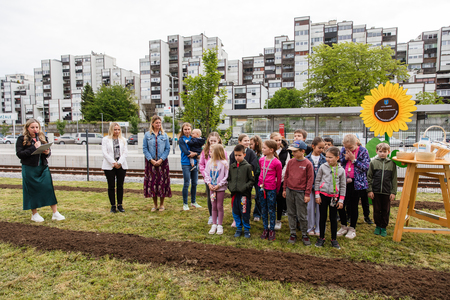 Projekt Sejemo sončno prihodnost tudi v Domžalah; foto Eva Žurbi