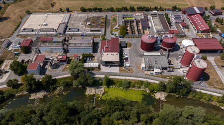CČN Domžale-Kamnik iz zraka. Foto: Mitja Legat