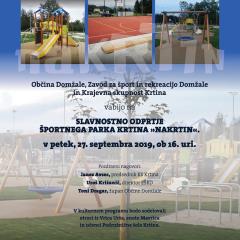 VABILO_ODPRTJE_SportniParkNaKrtin