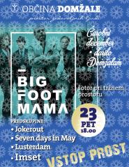 Big Foot Mama in Mambo Kings del Čarobnega decembra v občini Domžale