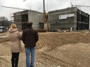 Podžupanja mag. Renata Kosec si je ogledala gradnjo tekočih investicij