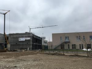 Podžupanja mag. Renata Kosec si je ogledala gradnjo tekočih investicij