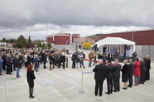 Slovesna otvoritev nadgrajene Centralne čistilne naprave Domžale - Kamnik