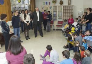 Mini župan in mini podžupanja na Tradicionalnem slovenskem zajtrku