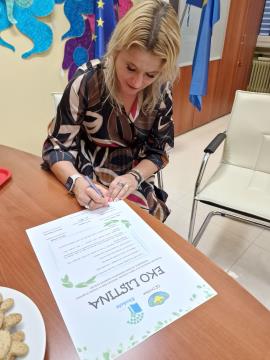 Podpis ekolistine na OŠ Domžale