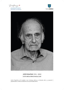 Častni občan Jože Pogačnik