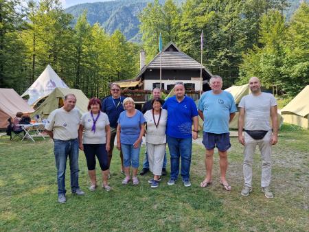 Na obisku pri tabornikih v Bohinju, foto: Občina Domžale