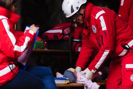 XXVII. regijsko preverjanje usposobljenosti ekip prve pomoči Civilne zaščite in Rdečega križa za ljubljansko regijo; foto: Jure Gubanc-113