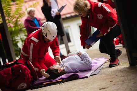 XXVII. regijsko preverjanje usposobljenosti ekip prve pomoči Civilne zaščite in Rdečega križa za ljubljansko regijo; foto: Jure Gubanc-113