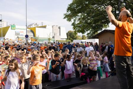 Dogodek Zeleni dan v Domžalah; foto: Jure Gubanc