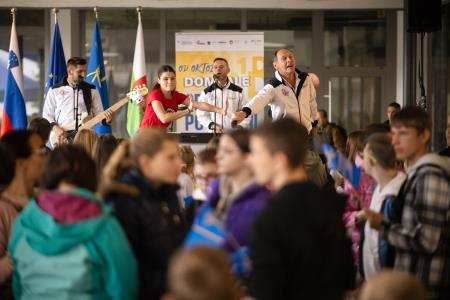 Dobrodošlica v Domžalah, foto: Jure Gubanc/Občina Domžale