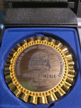 Priznanje županji ob 20-letnici Kluba borilnih veščin Domžale, foto: Občina Domžale