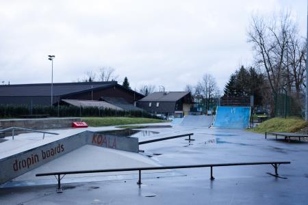 Obstoječe stanje Skateparka Domžale; foto Jure Gubanc