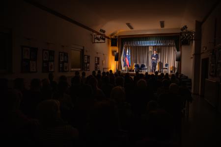 Slavnostna proslava ob slovenskem kulturnem prazniku; foto: Eva Žurbi za Občino Domžale-28