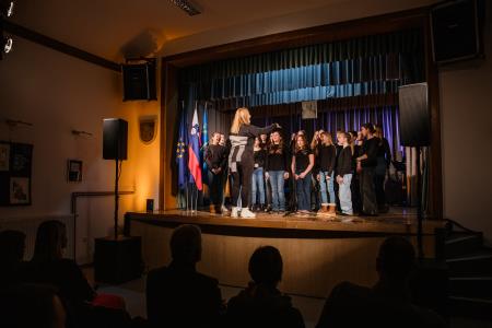 Slavnostna proslava ob slovenskem kulturnem prazniku; foto: Eva Žurbi za Občino Domžale-45