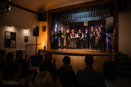 Slavnostna proslava ob slovenskem kulturnem prazniku; foto: Eva Žurbi za Občino Domžale-59