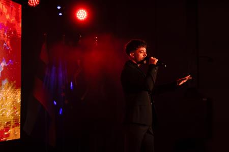 Pevec Gašper Rifelj; foto: Jure Gubanc