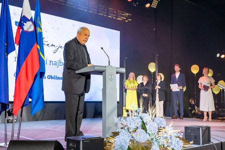 Novi častni občan prof. Tomaž Habe; foto: Rok Majhenič
