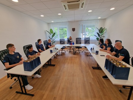 Sprejem pri županji