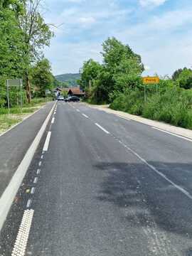 Prenovljena Preloška cesta z novim pločnikom