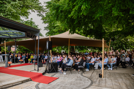 Sprejem izjemnih učenk in učencev 2025_foto Eva Žurbi