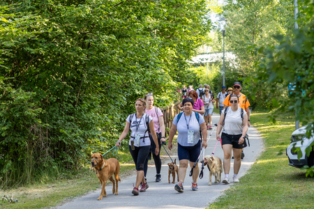 Pohod ob reki, ki povezuje.