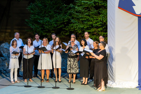 Osrednja občinska proslava ob dnevu državnosti; foto Rok Majhenič