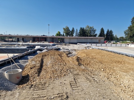 Gradnja domžalskega bazena lepo napreduje
