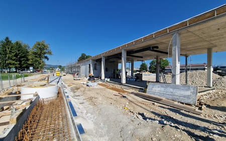 Gradnja domžalskega bazena lepo napreduje