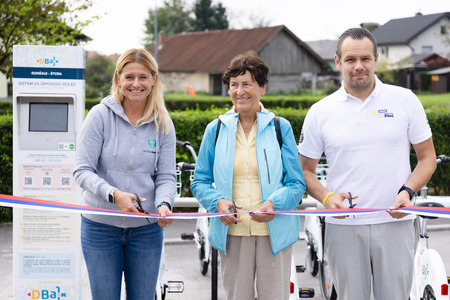 Otvoritev DBajk postaj Ihan in Študa; foto: Jure Gubanc
