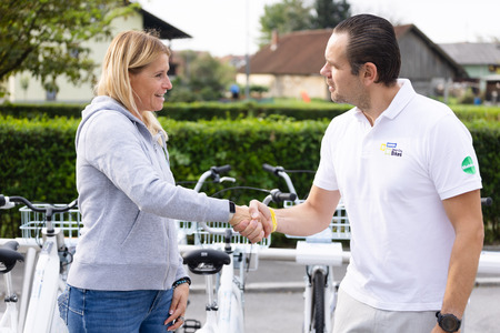 Otvoritev DBajk postaj Ihan in Študa; foto: Jure Gubanc