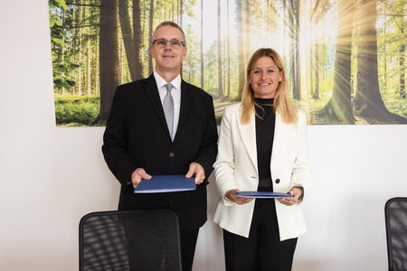 Podpis pogodbe za rekonstrukcijo Vrtca Urša, foto: Jure Gubanc