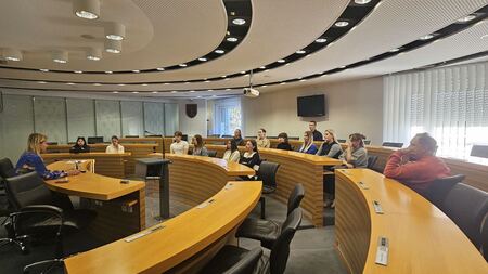 Obisk študentov Fakultete za dizajn; foto: arhiv Občine Domžale