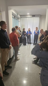 Obisk študentov Fakultete za dizajn; foto: arhiv Občine Domžale