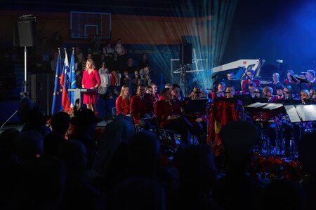 Občinska proslava ob dnevu samostojnosti in enotnosti in praznični koncert Godbe Domžale; foto Tadej Majhenič