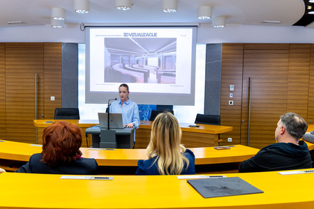 Odprtje razstave idejnih rešitev prenove občinskih prostorov