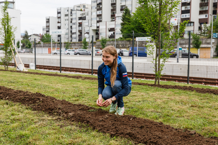 Projekt Sejemo sončno prihodnost tudi v Domžalah; foto Eva Žurbi