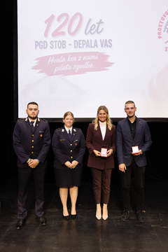 120 let PGD Stob - Depala vas; foto Jure Gubanc 